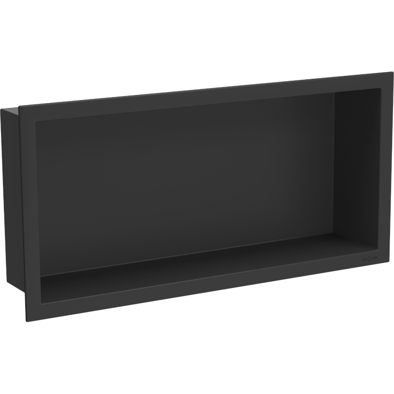 Mexen X-Wall-R Wandnische mit Rand 45 x 20 cm, schwarz - 1970452010