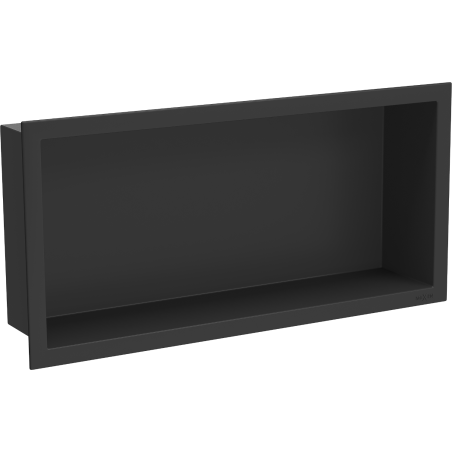 Mexen X-Wall-R inbouwnis plank met flens 45 x 20 cm, zwart - 1970452010