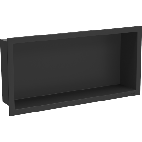 Mexen X-Wall-R Wandnische mit Rand 45 x 20 cm, schwarz - 1970452010