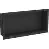 Mexen X-Wall-R inbouwnis plank met flens 45 x 20 cm, zwart - 1970452010