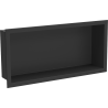 Mexen X-Wall-R Wandnische mit Rand 45 x 20 cm, schwarz - 1970452010