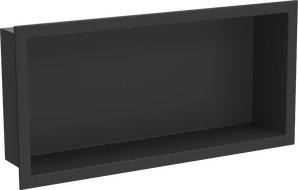Mexen X-Wall-R inbouwnis plank met flens 45 x 20 cm, zwart - 1970452010