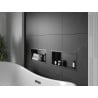 Mexen X-Wall-R nis nisplank met flens 45 x 20 cm, zwart - 1970452010