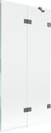 Mexen Lunar Duschwand 2-teilig rechts 90 x 150 cm, transparent, Gun Metal - 897-090-100-95-00-P