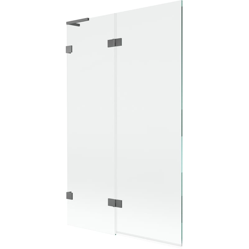 Mexen Lunar L paravan za kadu s 2 krila, lijevi 110 x 150 cm, proziran, pištolj metal - 897L-110-100-95-00-L