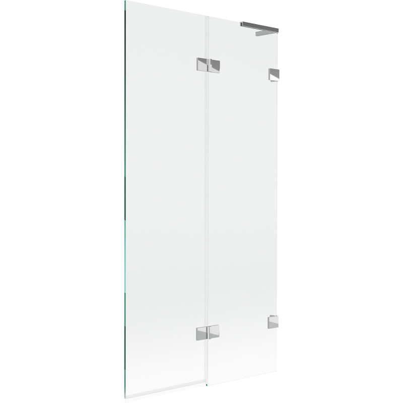 Mexen Lunar L parawan nawannowy 2-skrzydłowy prawy 90 x 150 cm, transparent, chrom - 897L-090-100-01-00-P