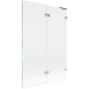 Mexen Lunar L 2-wing right shower screen 120 x 150 cm, transparent, chrome - 897L-120-100-01-00-P