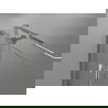 Mexen Mist H T Duschkabine, schwenkbar, links, 105 x 70 cm, transparent, Chrom - 8A5T-105-070-01-00-L