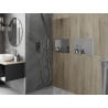 Mexen X-Wall-R Nischenregal mit Flansch 45 x 30 cm, Inox - 1910453010