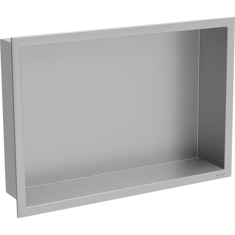 Mexen X-Wall-R prateleira embutida com flange 45 x 30 cm, inox - 1910453010