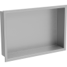 Mexen X-Wall-R étagère encastrée avec collerette 45 x 30 cm, inox - 1910453010
