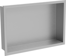 Mexen X-Wall-R nišas plaukts ar atloku 45 x 30 cm, nerūsējošais tērauds - 1910453010