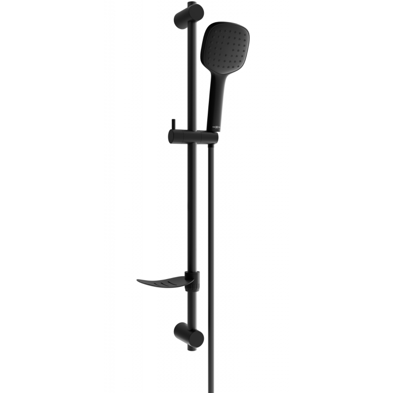 Mexen DF33 sliding shower set, black - 785334582-70