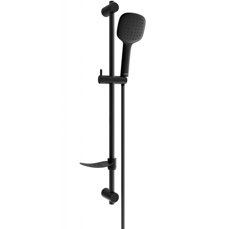 Mexen DF33 slīdošā dušas komplekts, melns - 785334582-70