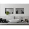Mexen X-Wall-R Nischenregal mit Flansch 45 x 30 cm, Inox - 1910453010