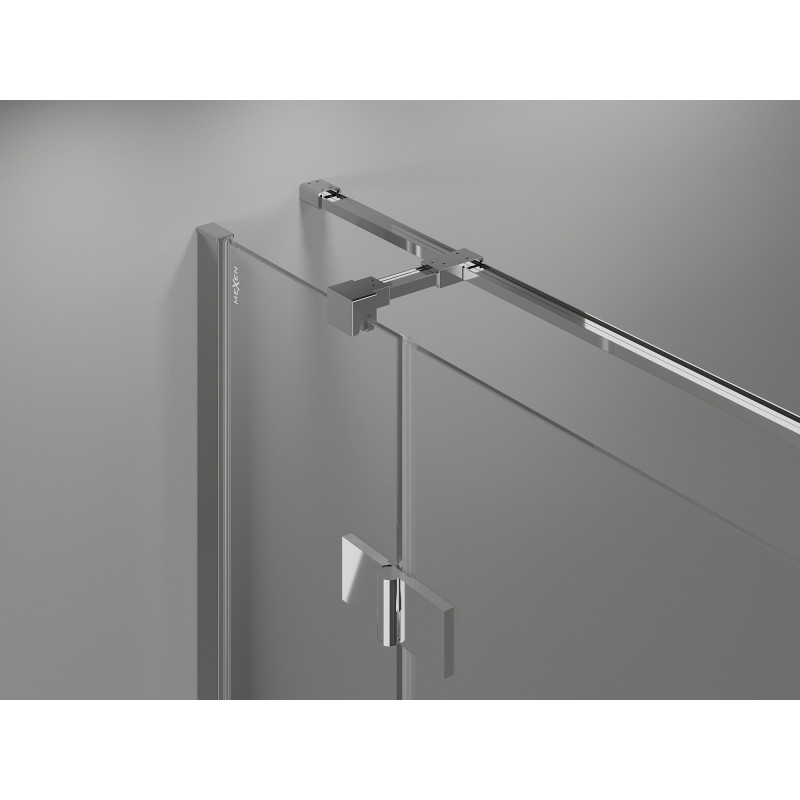Mexen Mist-H T dušinurk, parempoolne, 90 x 75 cm, läbipaistev, kroom - 8A5T-090-075-01-00-P