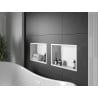 Mexen X-Wall-R étagère encastrée avec rebord 45 x 30 cm, blanche - 1920453010