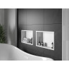 Mexen X-Wall-R Nischenregal mit Flansch 45 x 30 cm, weiß - 1920453010