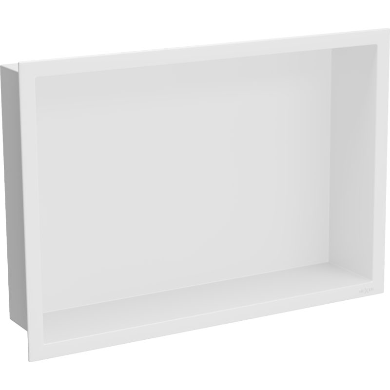 Mexen X-Wall-R étagère encastrée avec rebord 45 x 30 cm, blanche - 1920453010