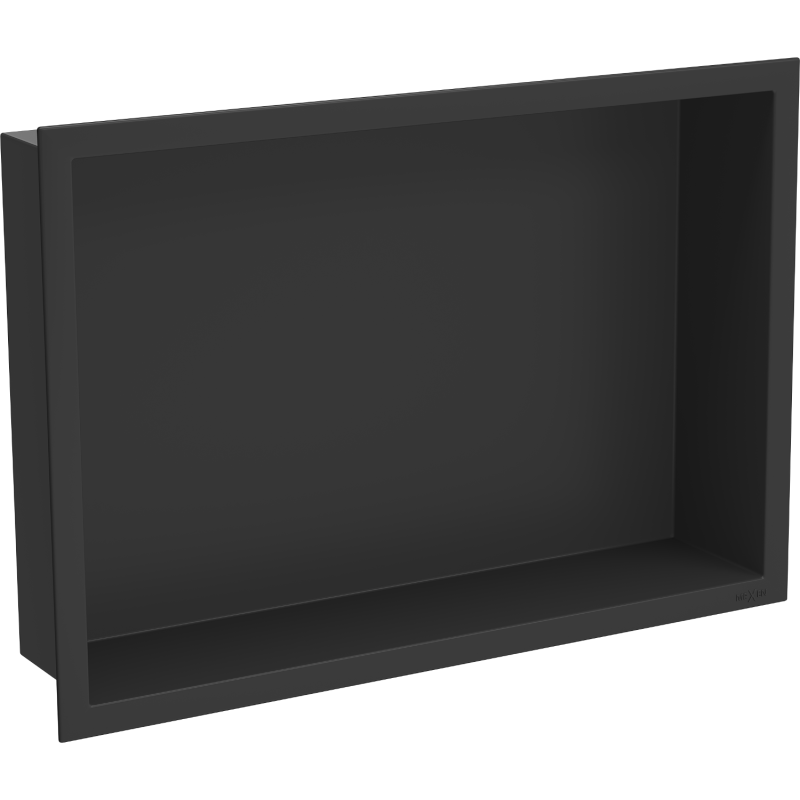 Mexen X-Wall-R estante empotrado con borde de 45 x 30 cm, negro - 1970453010