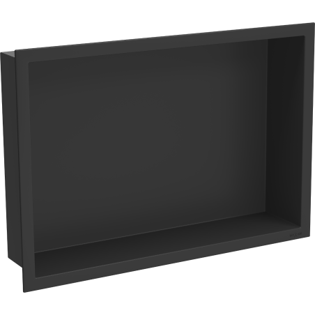 Mexen X-Wall-R nisplank met flens 45 x 30 cm, zwart - 1970453010