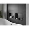Mexen X-Wall-R estante empotrado con borde de 45 x 30 cm, negro - 1970453010