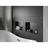 Mexen X-Wall-R Nischenregal mit Flansch 45 x 30 cm, schwarz - 1970453010