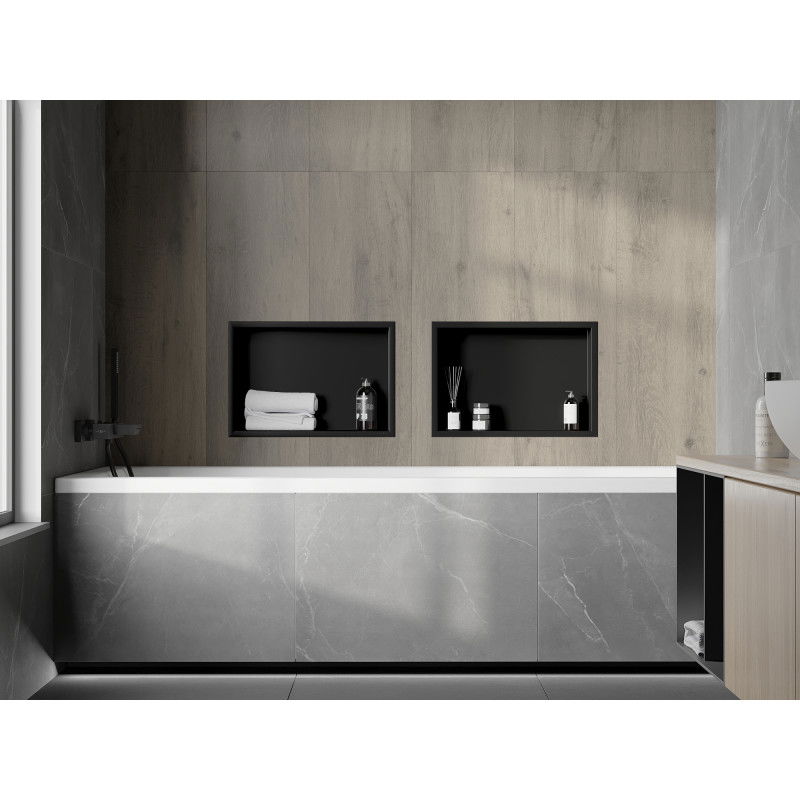 Mexen X-Wall-R mensola con cornice 45 x 30 cm, nera - 1970453010