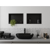 Mexen X-Wall-R estante empotrado con borde de 45 x 30 cm, negro - 1970453010