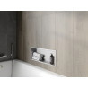 Mexen X-Wall-R recessed shelf with flange 60 x 20 cm, inox - 1910602010