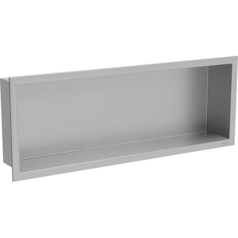 Mexen X-Wall-R recessed shelf with flange 60 x 20 cm, inox - 1910602010