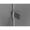 Mexen Lunar-B cabine de douche pivotante gauche 85 x 70 cm, transparent, gris canon brossé - 832-085-070-66-00-L