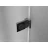 Mexen Lunar-B cabine de douche pivotante gauche 90 x 70 cm, transparent, gris canon brossé - 832-090-070-66-00-L