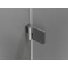 Mexen Lunar-B Duschkabine links öffnend 95 x 70 cm, transparent, gebürstet Gun Gray - 832-095-070-66-00-L