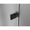 Mexen Lunar-B Duschkabine links öffnend 95 x 70 cm, transparent, gebürstet Gun Gray - 832-095-070-66-00-L