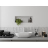Mexen X-Wall-R étagère encastrée avec collerette 60 x 20 cm, blanche - 1920602010