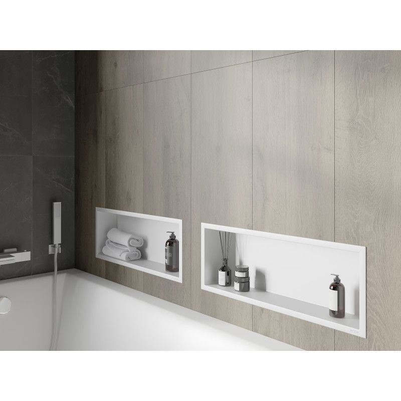 Mexen X-Wall-R εσοχή ράφι με φλάντζα 60 x 20 cm, λευκό - 1920602010