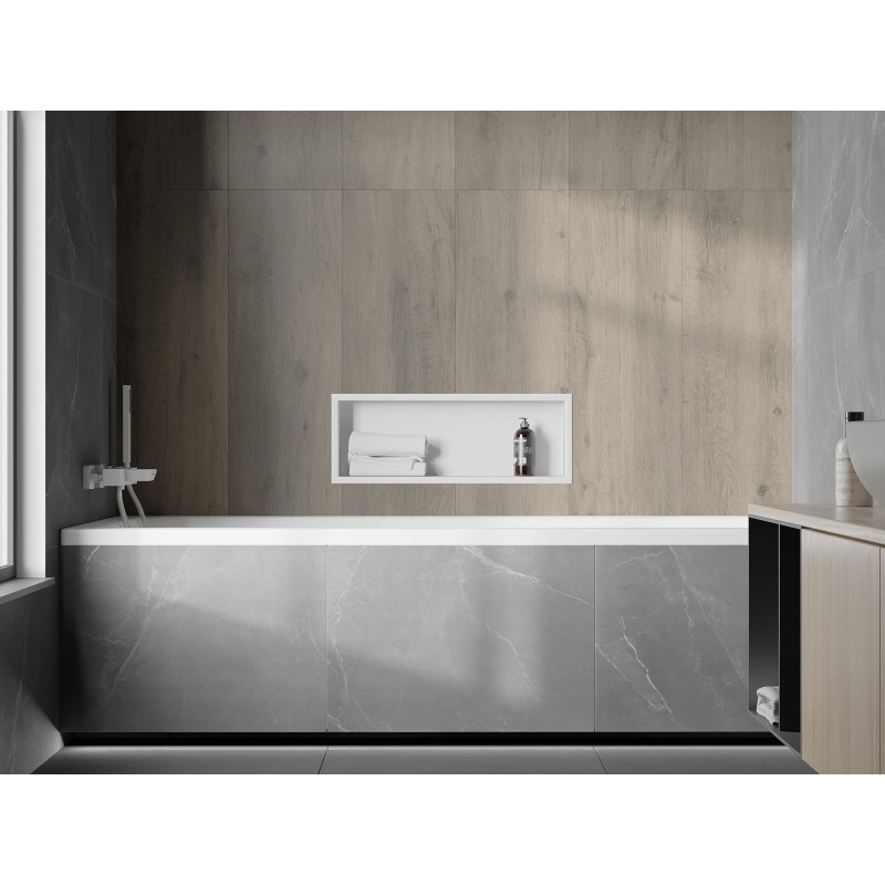 Mexen X-Wall-R nicheplank met flens 60 x 20 cm, wit - 1920602010