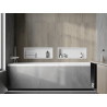 Mexen X-Wall-R nisplank met kraag 60 x 20 cm, wit - 1920602010