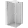 Cabine de douche pivotante Mexen Mist-H Duo 75 x 75 cm, transparent, chrome - 8A5-075L-075P-01-00