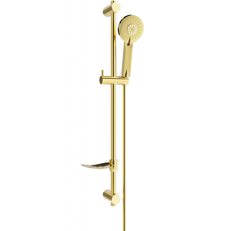 Mexen DF40 Duschset verschiebbar, gold - 785404582-50