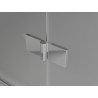 Mexen Mist-H Duo sklopiva tuš kabina 80 x 80 cm, prozirna, krom - 8A5-080L-080P-01-00