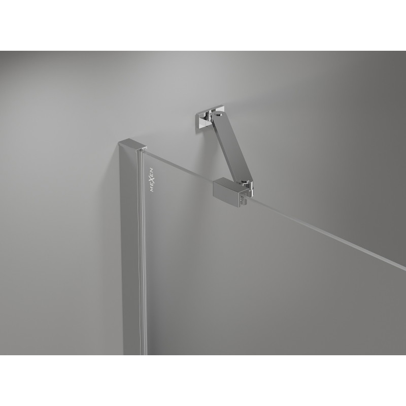 Mexen Mist-H Duo sklopiva tuš kabina 80 x 80 cm, prozirna, krom - 8A5-080L-080P-01-00