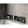 Mexen X-Wall-R Nischenregal mit Kragen 60 x 20 cm, schwarz - 1970602010