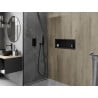 Mexen X-Wall-R nis rek met kraag 60 x 20 cm, zwart - 1970602010