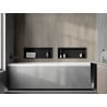 Mexen X-Wall-R Nischenregal mit Flansch 60 x 20 cm, schwarz - 1970602010