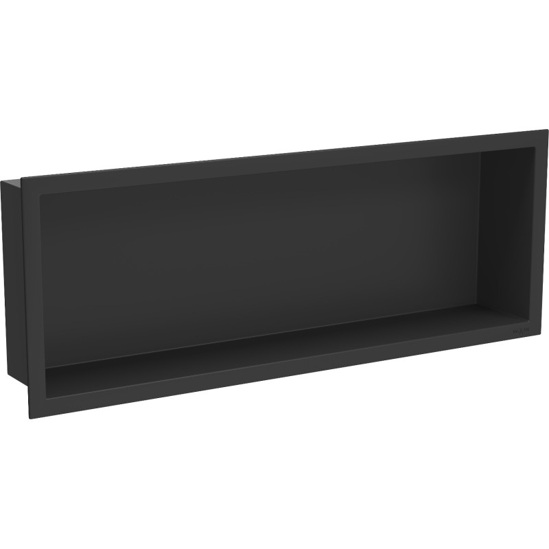 Mexen X-Wall-R recessed shelf with flange 60 x 20 cm, black - 1970602010