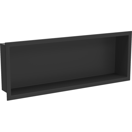Mexen X-Wall-R Nischenregal mit Flansch 60 x 20 cm, schwarz - 1970602010