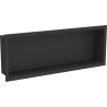 Mexen X-Wall-R recessed shelf with flange 60 x 20 cm, black - 1970602010