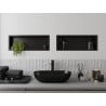 Mexen X-Wall-R Nischenregal mit Flansch 60 x 20 cm, schwarz - 1970602010